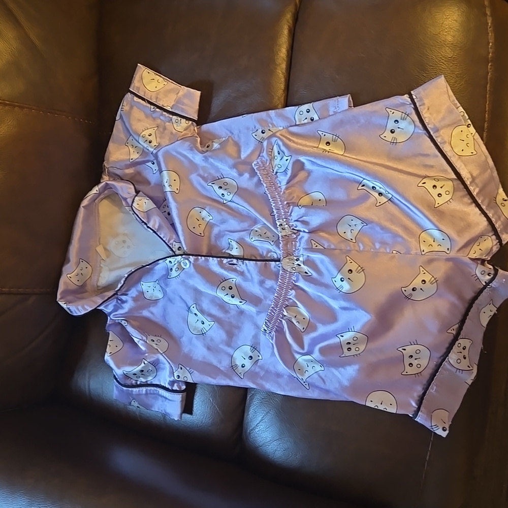 Toddler girls satin pajamas set